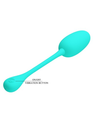 Oeuf Vibrant Knucker 7 x 3.3cm Turquoise