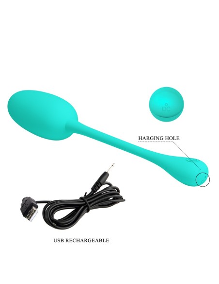 Oeuf Vibrant Knucker 7 x 3.3cm Turquoise Oeuf Vibrant Knucker 7 x 3.3cm Turquoise