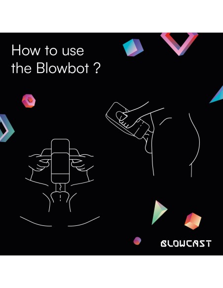 Masturbateur automatique Blowbot 10 Va-et-vient et Vibrations Masturbateur automatique Blowbot 10 Va-et-vient et Vibrations