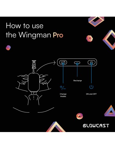 Masturbateur Wingman Pro Poussées et Vibrations