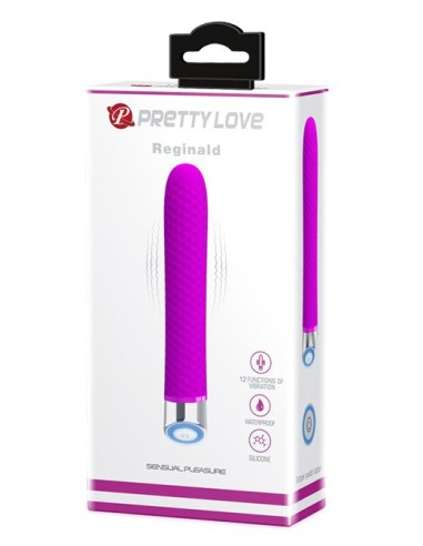 Vibromasseur Reginald 16.5 x 2.7 cm - Violet