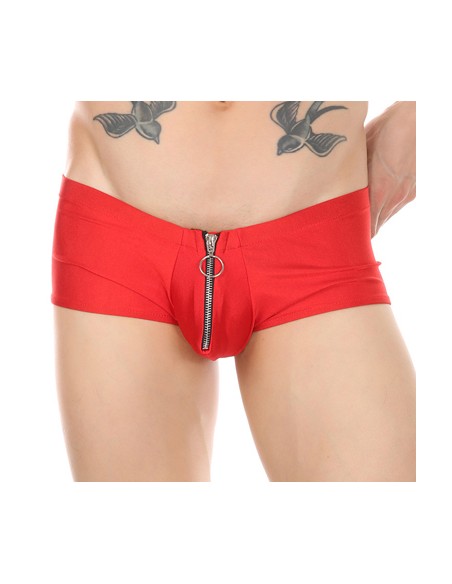 Shorty avec Zip Mino Rouge