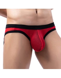 Slip Clipo Rouge-Noir