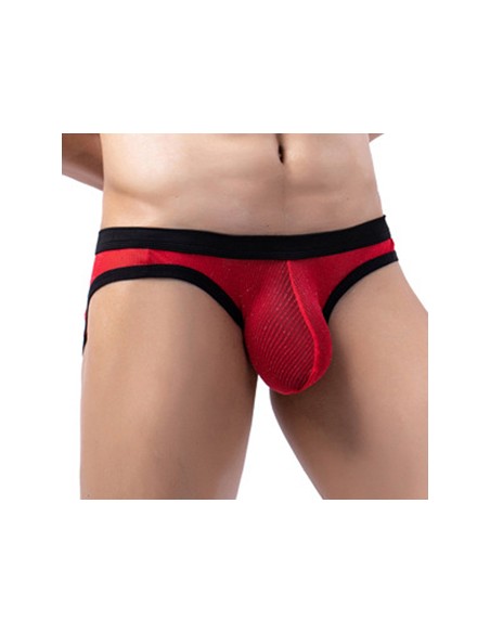 Slip Clipo Rouge-Noir