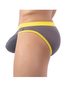 Slip Clipo Gris-jaune