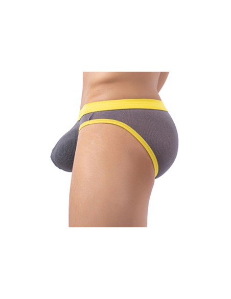 Slip Clipo Gris-jaune