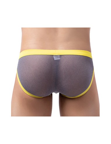 Slip Clipo Gris-jaune