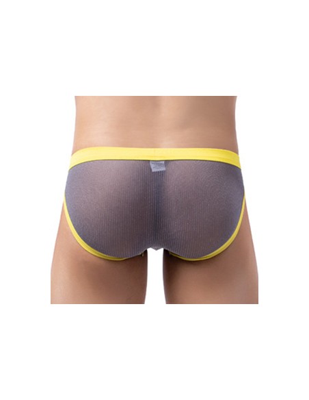 Slip Clipo Gris-jaune