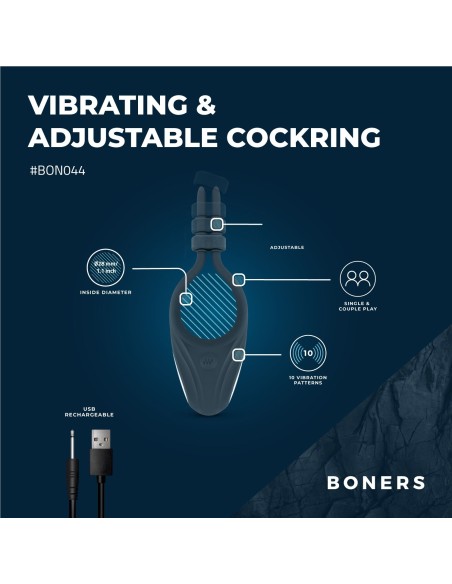 Cockring ajustable vibrant Adjust Vibes 10 Vibrations Cockring ajustable vibrant Adjust Vibes 10 Vibrations