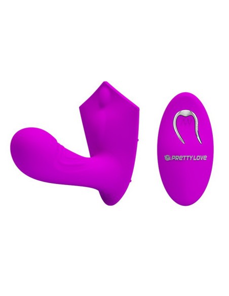 Double stimulateur Willie - Violet Double stimulateur Willie - Violet