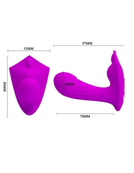Double stimulateur Willie - Violet Double stimulateur Willie - Violet