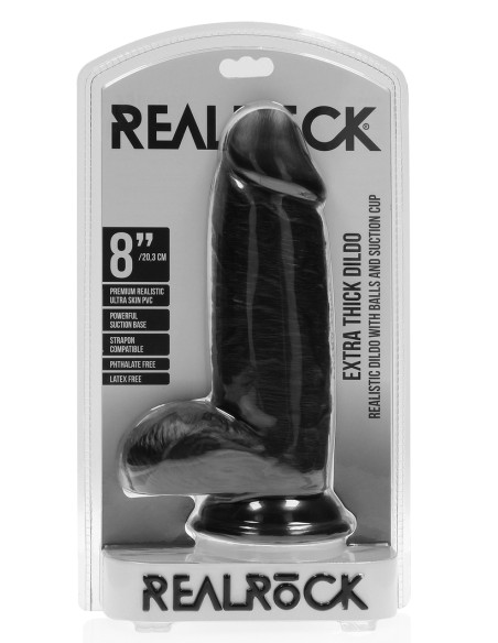 Gode Extra Thick 16 x 6cm Noir