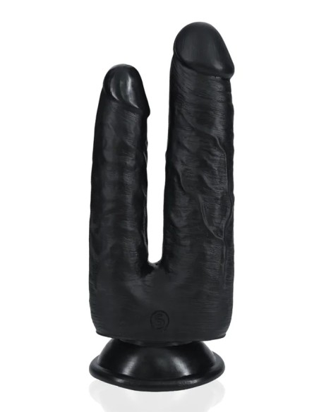 Double Gode Double Trouble 15 x 4.5cm Noir