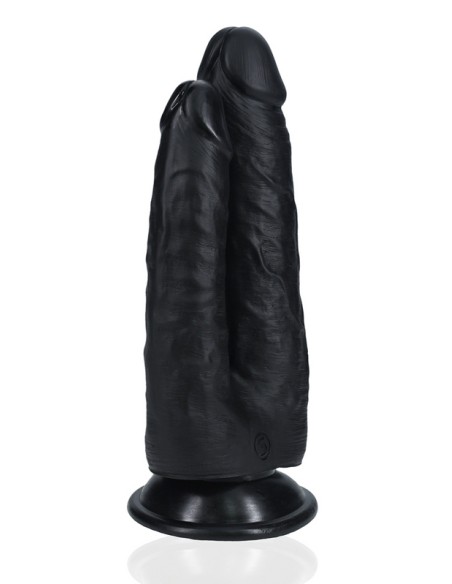 Double Gode Double Trouble 15 x 4.5cm Noir