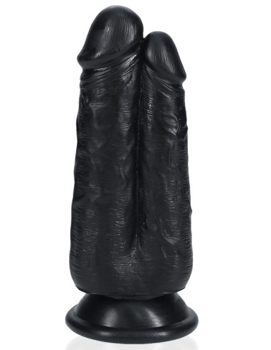 Double Gode Two In One 15.5 x 6.5cm Noir