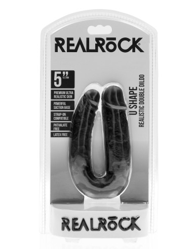 Double Gode U Shape 12 x 3cm Noir