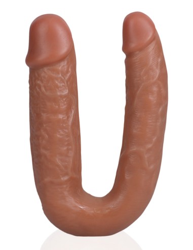 Double Gode U Shape 12 x 3cm Marron