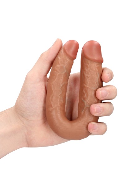 Double Gode U Shape 12 x 3cm Marron Double Gode U Shape 12 x 3cm Marron
