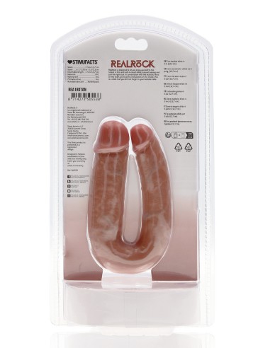 Double Gode U Shape 12 x 3cm Marron