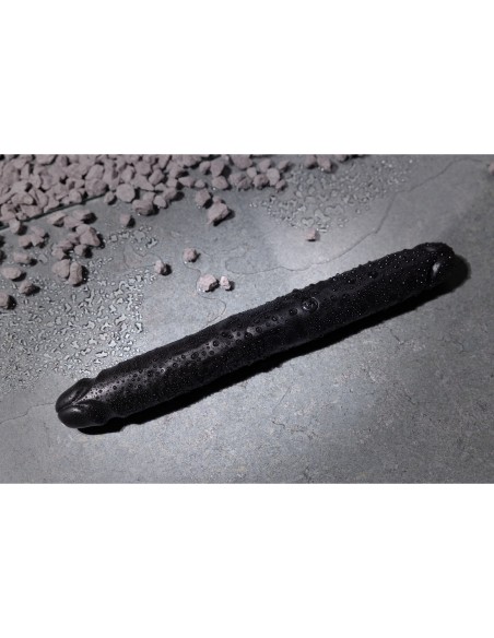 Double Gode Straight Slim 30.5 x 3.5cm Noir