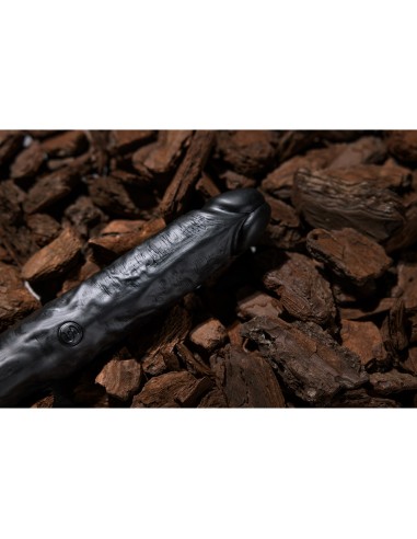 Double Gode Straight Slim 30.5 x 3.5cm Noir