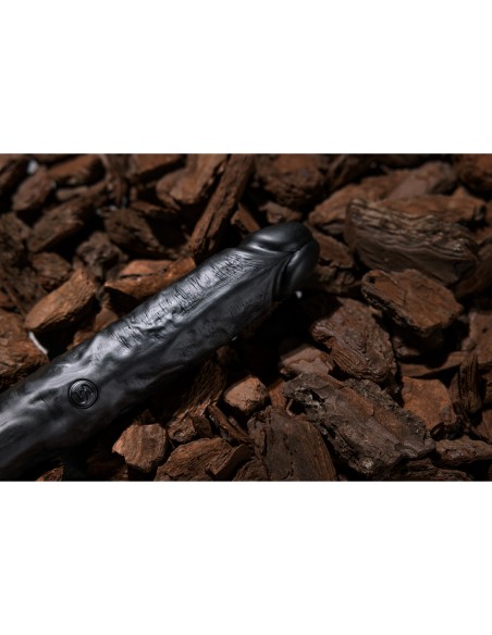 Double Gode Straight Slim 30.5 x 3.5cm Noir