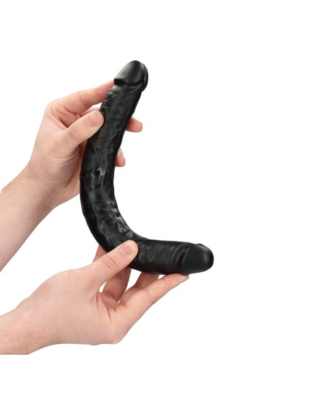 Double Gode Straight Slim 30.5 x 3.5cm Noir