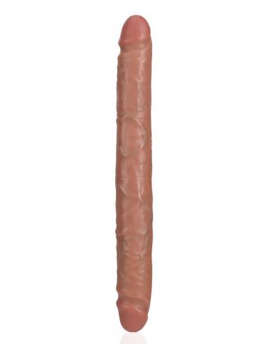 Double Gode Straight Slim 30.5 x 3.5cm Marron