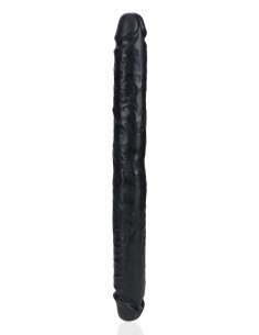 Double Gode Straight Slim 35.5 x 3.8cm Noir