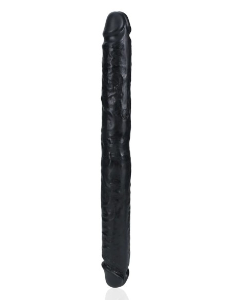 Double Gode Straight Slim 35.5 x 3.8cm Noir Double Gode Straight Slim 35.5 x 3.8cm Noir