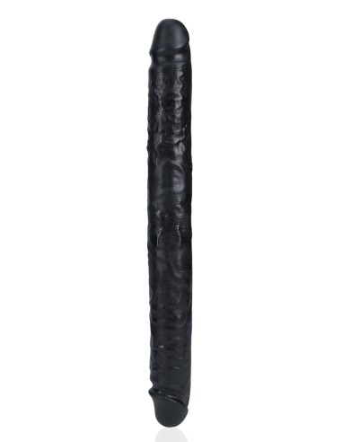Double Gode Straight Slim 35.5 x 3.8cm Noir