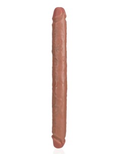 Double Gode Straight Slim 35.5 x 3.8cm Marron