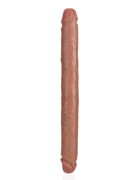Double Gode Straight Slim 35.5 x 3.8cm Marron Double Gode Straight Slim 35.5 x 3.8cm Marron