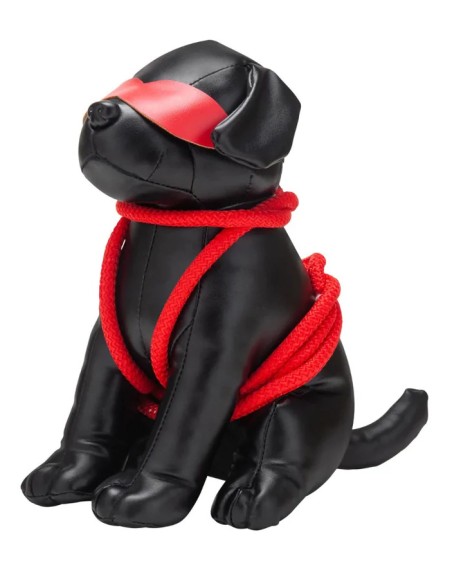 Chien en Simili Rover 24cm Noir Chien en Simili Rover 24cm Noir
