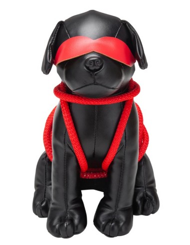 Chien en Simili Rover 24cm Noir