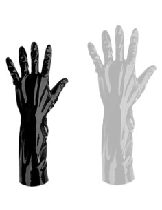 Gants en Latex Prowler Red Larges Noir