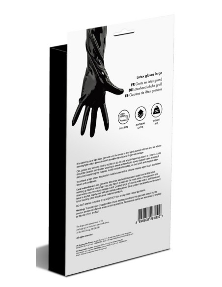 Gants en Latex Prowler Red Larges Noir