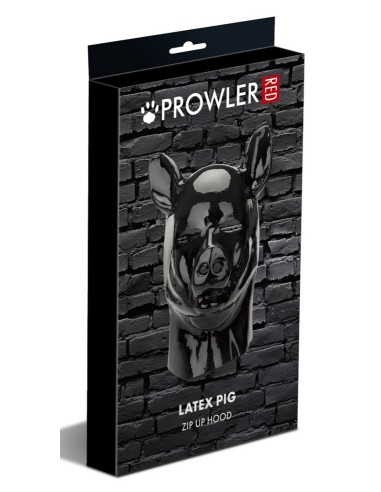 Cagoule Latex Cochon Prowler Red Noir