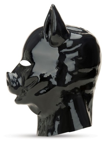 Cagoule Latex Cochon Prowler Red Noir