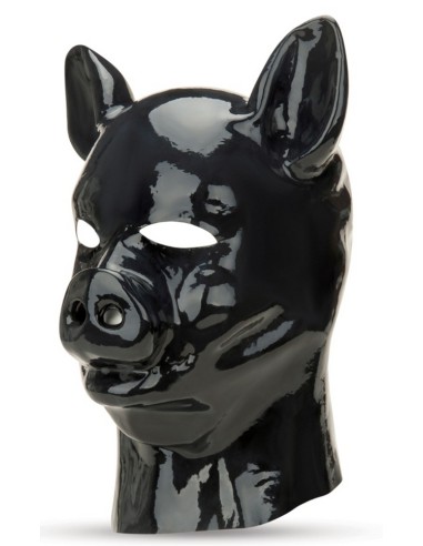 Cagoule Latex Cochon Prowler Red Noir