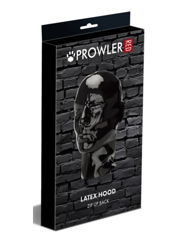 Cagoule Latex Prowler Red Noir
