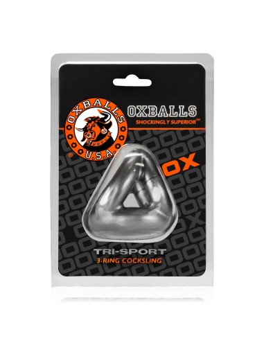 Ballstretcher Cocksling Tri-Sport 25 mm Gris