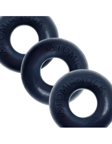 Pack de 3 Cockrings Do-Nut 1 20 mm Noirs