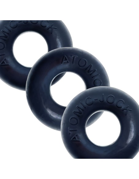 Pack de 3 Cockrings Do-Nut 1 20 mm Noirs