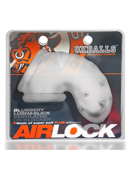 Cage de chasteté Airlock 10 x 2.5 cm Transparente