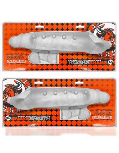 Gaine de pénis Snake 21 x 5.5 cm Transparente