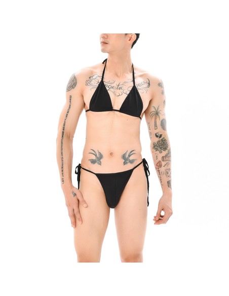 Ensemble Mankini Sumiro 2 Pièces Noir