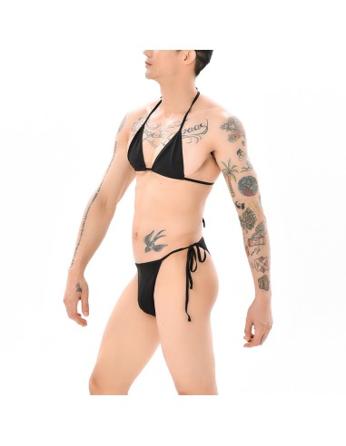 Ensemble Mankini Sumiro 2 Pièces Noir