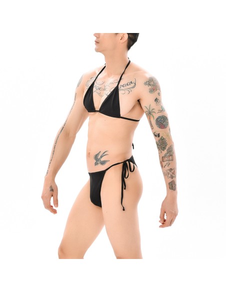 Ensemble Mankini Sumiro 2 Pièces Noir