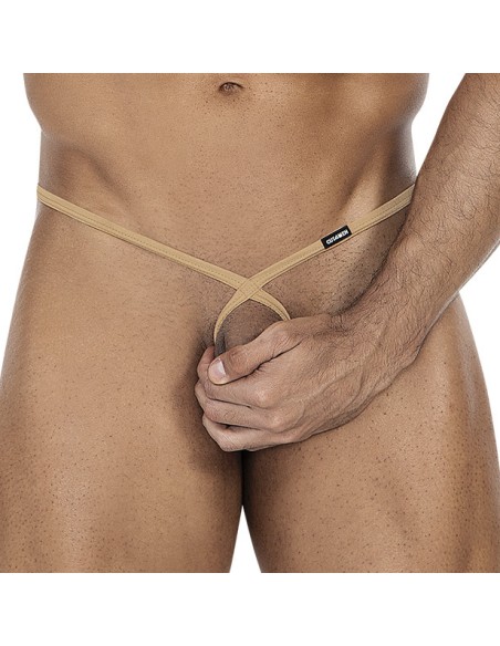 String Crossed Beige